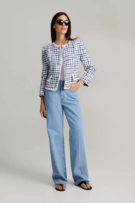 Andiata Lesley 2 Blazer Blue Check jakke