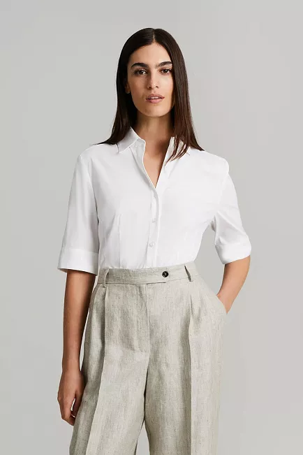 Andiata Leyla Shirt Brilliant White skjorte