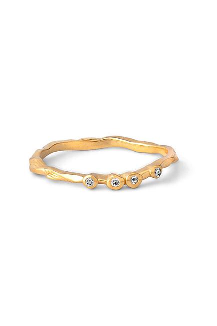 Enamel Copenhagen Lily Ring Gold ring