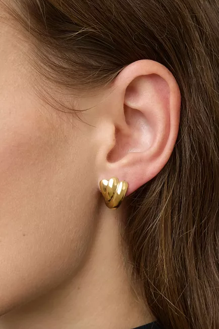 Liè Studio The Magda Earrings Gold øredobber 2