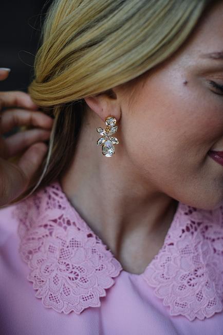 Caroline Svedbom mini dione earring crystal øredobber