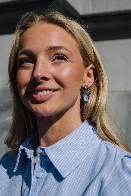 Caroline Svedbom Mini Dione Earrings Gold Sky Ignite 1