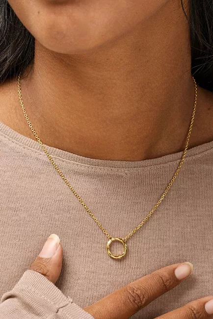 Enamel Copenhagen Treasure Necklace Gold smykke