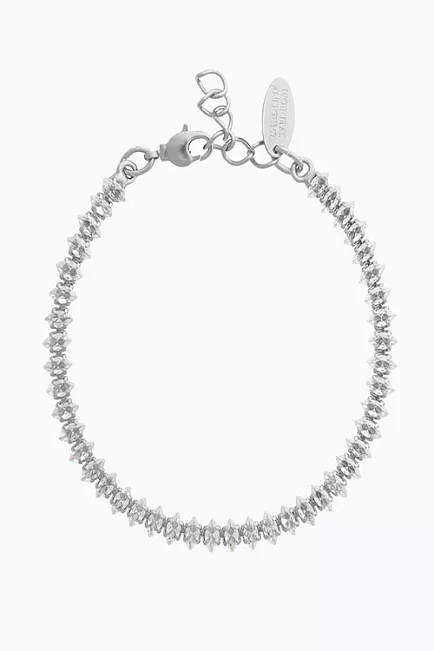 Caroline Svedbom Crystal Navette Bracelet Rhodium Crystal armbånd 1