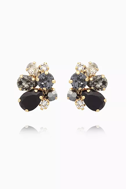 Caroline svedbom katie earrings gold black combo øredobber 2
