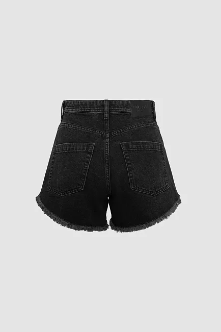 Envelope1976 Porto Shorts Washed Black denimshorts 2