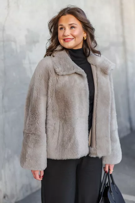 Jayda Jacket Lacon Cashmere Ennui kåpe pels jakke