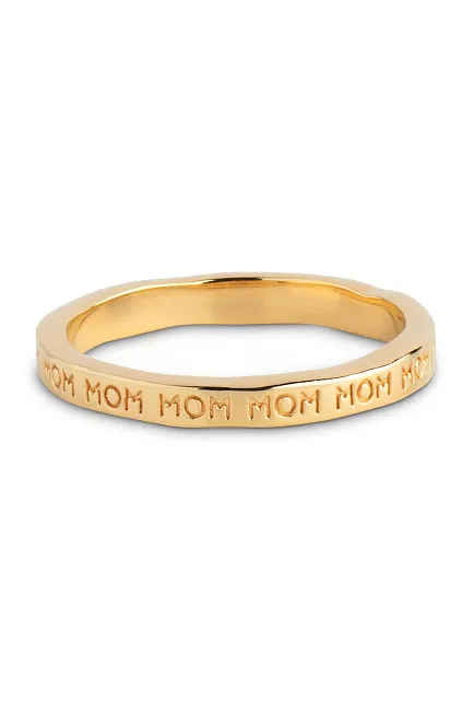 Enamel Copenhagen Mom Ring Gold ring 2