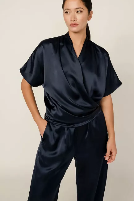 Viveh Cassia Top Midnight Blue bluse 