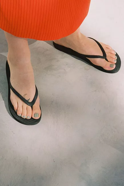 Sleepers Slim Flip Flops Black sandaler 2