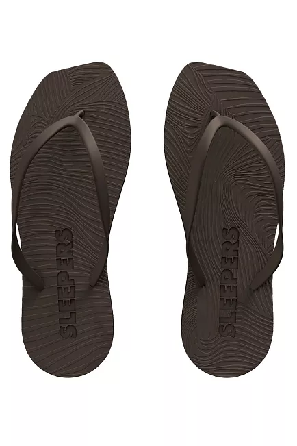 Sleepers Tapered Flip Flops Brown sandaler 2