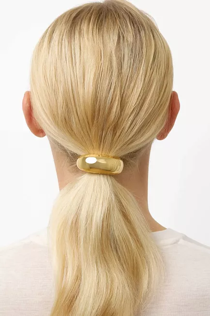 Liè Studio The Thea Hair Tie Gold hårstrikk