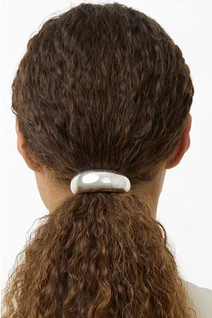 Lie Studio The Thea Hair Tie Silver hårstrikk