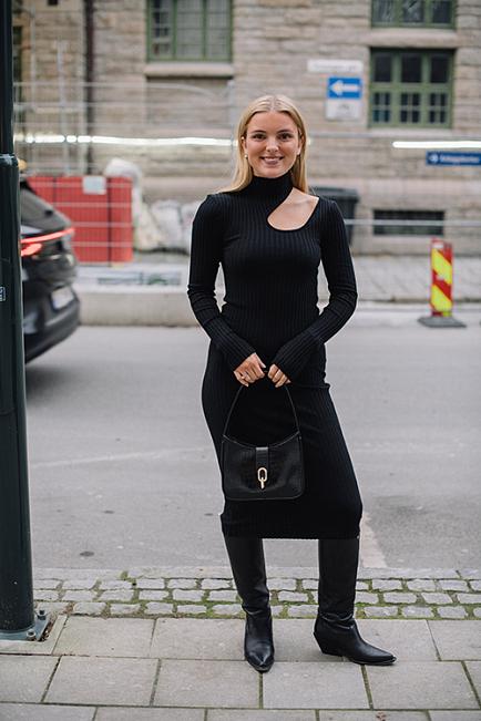 Anine Bing Victoria Dress Black kjole