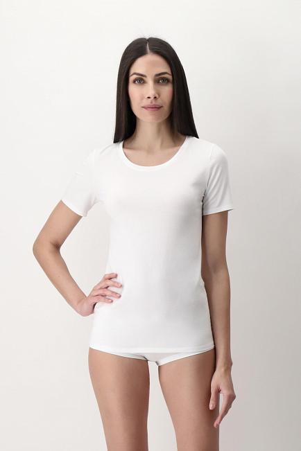 Oroblu Perfect Line Cotton T-Shirt White t-skjorte