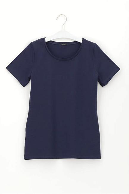 Oroblu Perfect Line Cotton T-shirt Blue t-skjorte