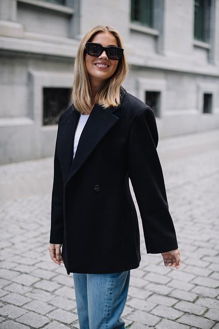 The Product by Vanessa Rudjord Wool Jacket Black 2