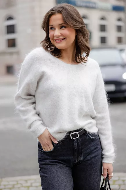 American Vintage Nuny Sweater Polar Melange genser