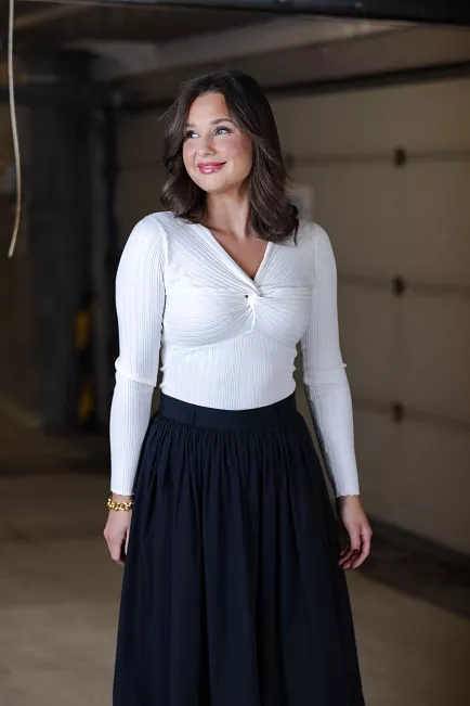 andiata polly rib knit white genser 2