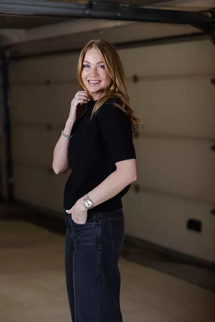 ANINE BING jackson sweater black genser