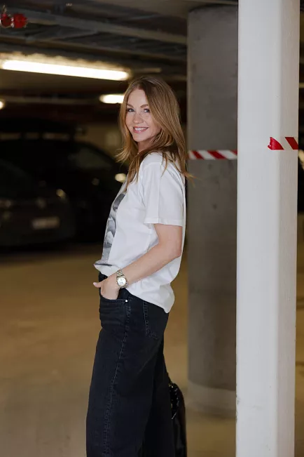 ANINE BING lili tee ab x dk x Brigitte bardot t-skjorte 2