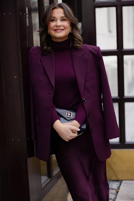 Anine Bing Sara Blazer Bordeux dressjakke