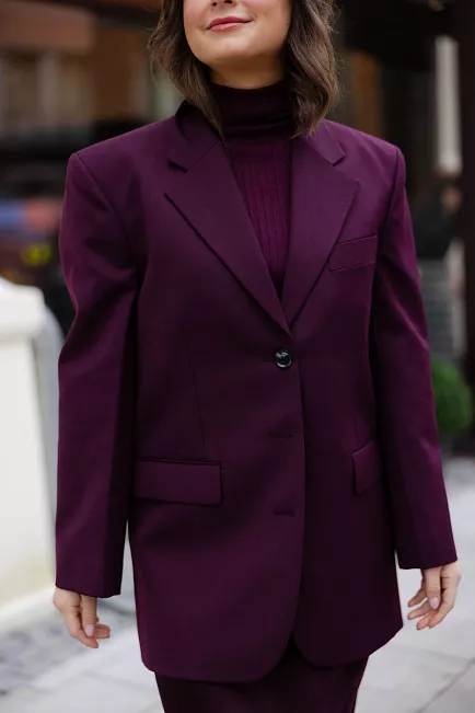 Anine Bing Sara Blazer Bordeux dressjakke 2
