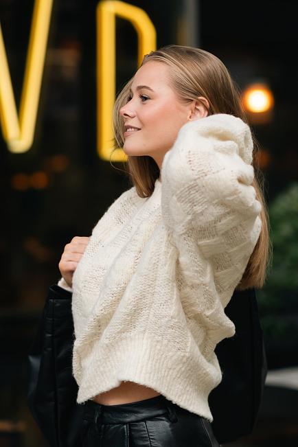 Anine Bing Bennett Sweater Ivory genser 2
