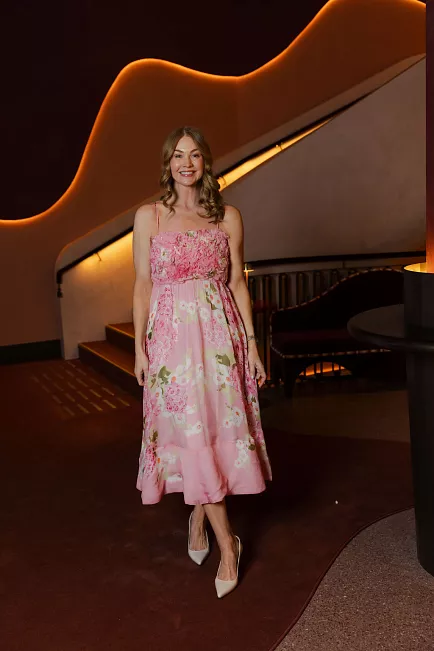 Bytimo organza strap dress kjole rosa 2