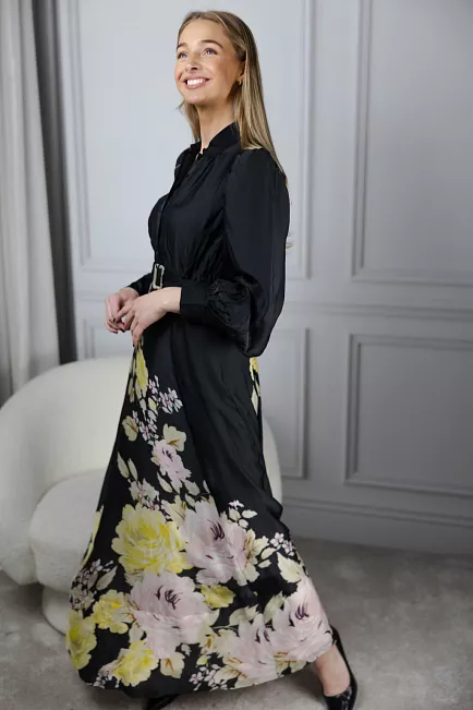 byTiMo Organza Maxi Dress Growing Flowers kjole 2
