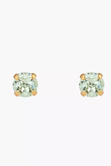 Caroline Svedbom Classic Stud Earring Gold Chrysolite øredobber