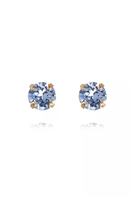 Caroline Svedbom Classic Stud Earrings Gold Light Sapphire øredobber