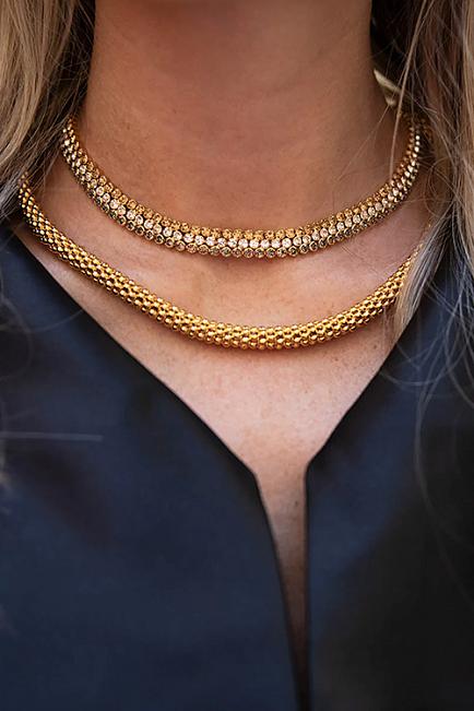 Caroline svedbom classic rope necklace gold smykke