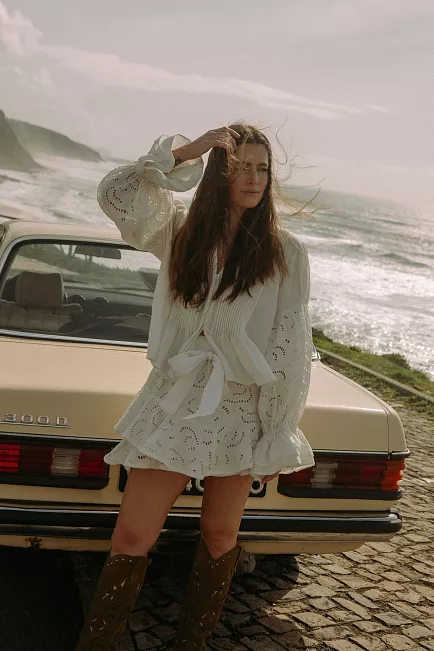 Confettibird Coco Blouse Offwhite skjorte bluse 2