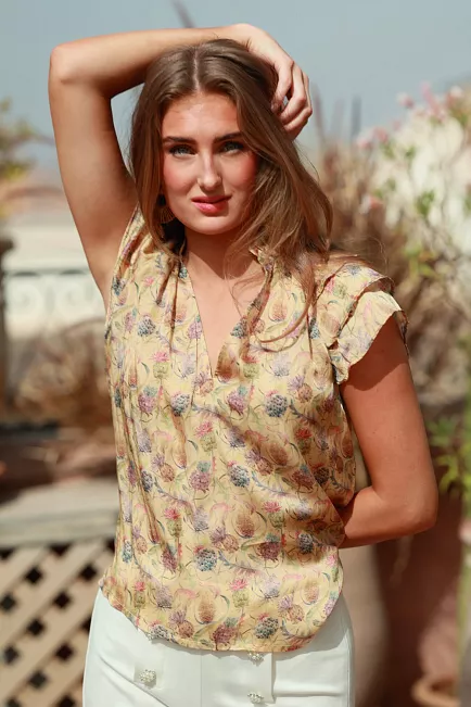 Nectar Ella Blouse Pineapple topp 2