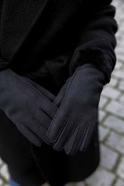 emu Apollo Bay Gloves Black hansker 2