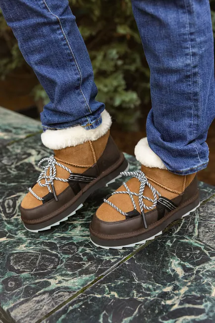 emu Blurred Micro Boots Chestnut vintersko 1