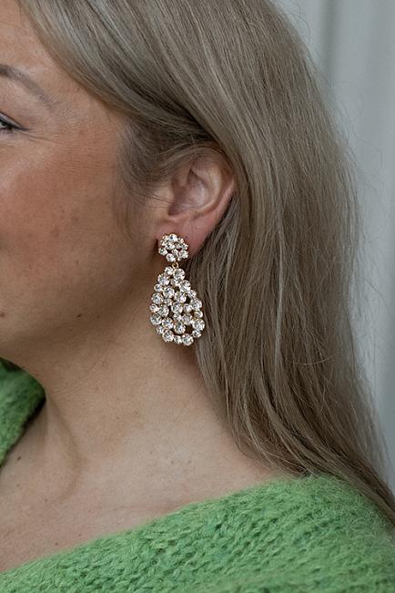 Caroline Svedbom Hanna Earrings Gold Crystal øredobber
