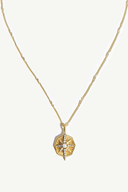 Missoma Harris Reed Star Of The Show Necklace Gold smykke 