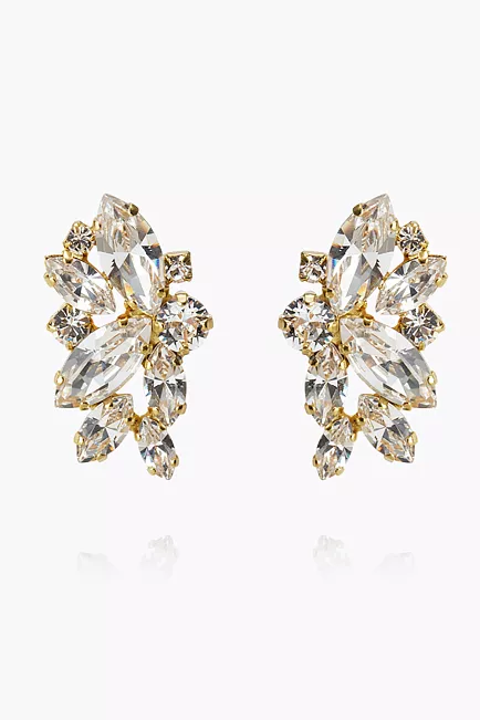 Caroline Svedbom Havanna Earrings Gold Crystal øredobber 2