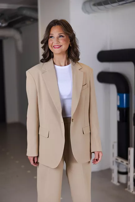 HiiL Studio Mia Blazer Camel dressjakke