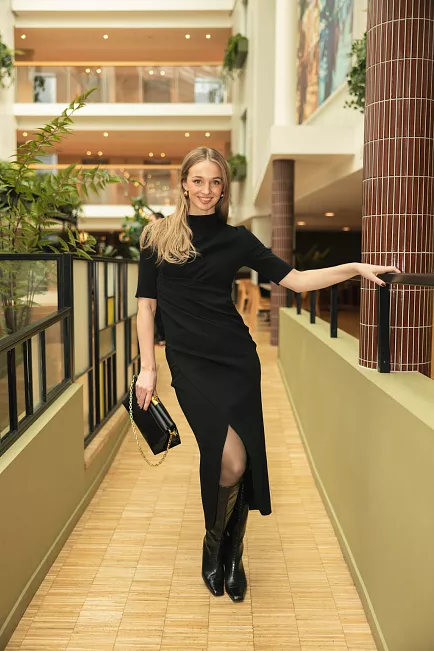 HiiL Studio Que Dress Black kjole 4