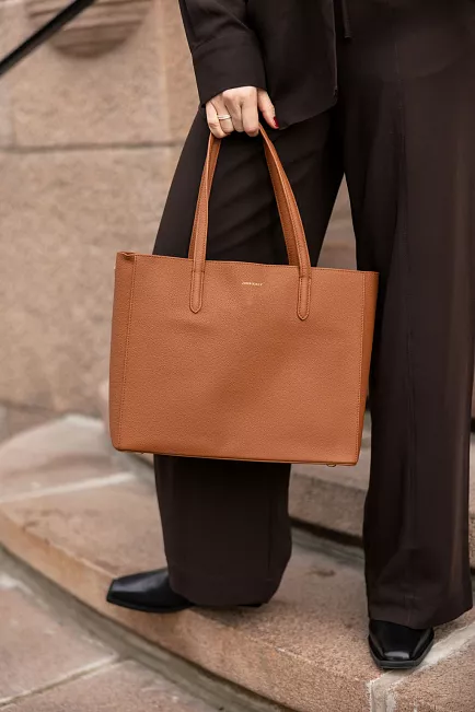 jim rickey Ann Business "16 Cognac veske 2