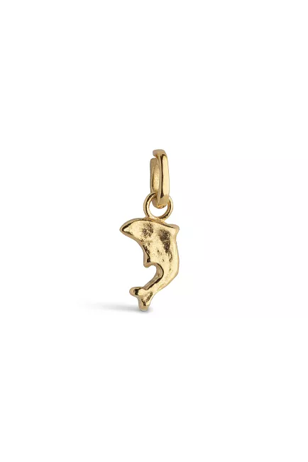 Enamel copenhagen Joyful Dolphin Charm Gold anheng 2