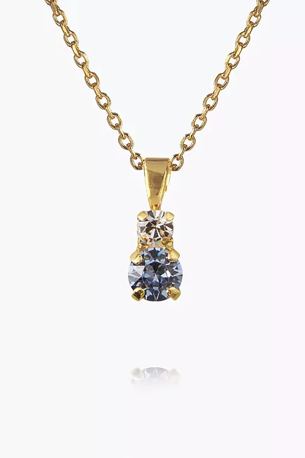 Caroline Svedbom Leah Necklace Gold Blue Combo smykke 2