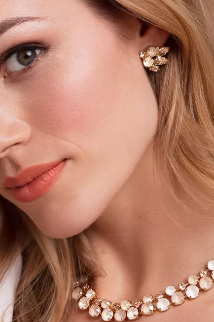 Caroline svedbom cora earcuff gold light delite combo øredobber