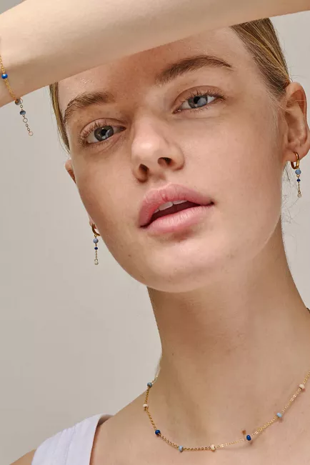 ENAMEL copenhagen Lola Bold Necklace Marine Halskjede 2