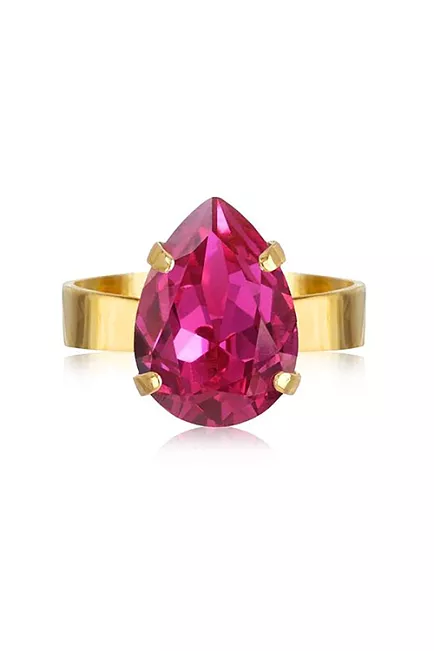 Caroline svedbom mini drop ring fuchsia