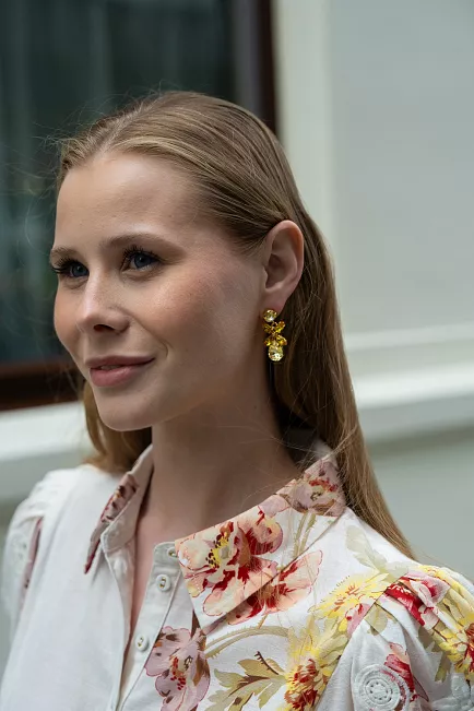 Caroline Svedbom Mini Dione Earrings Gold Jonquil øredobber