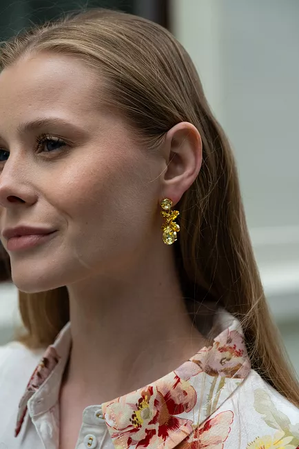 Caroline Svedbom Mini Dione Earrings Gold Jonquil øredobber 2